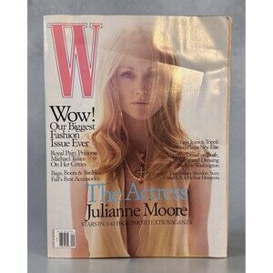 W Magazine September 2004 The Actress Julianne Moore Cover
